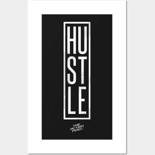 Hustle (White) Posters and Art